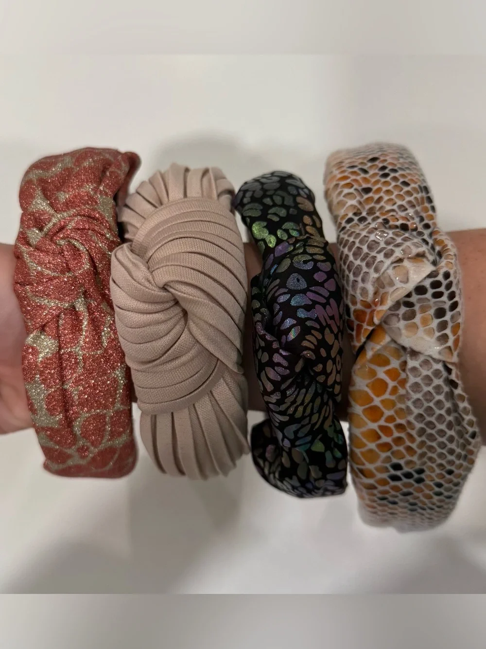 Girls Knotted Headband Bundle 4 Piec